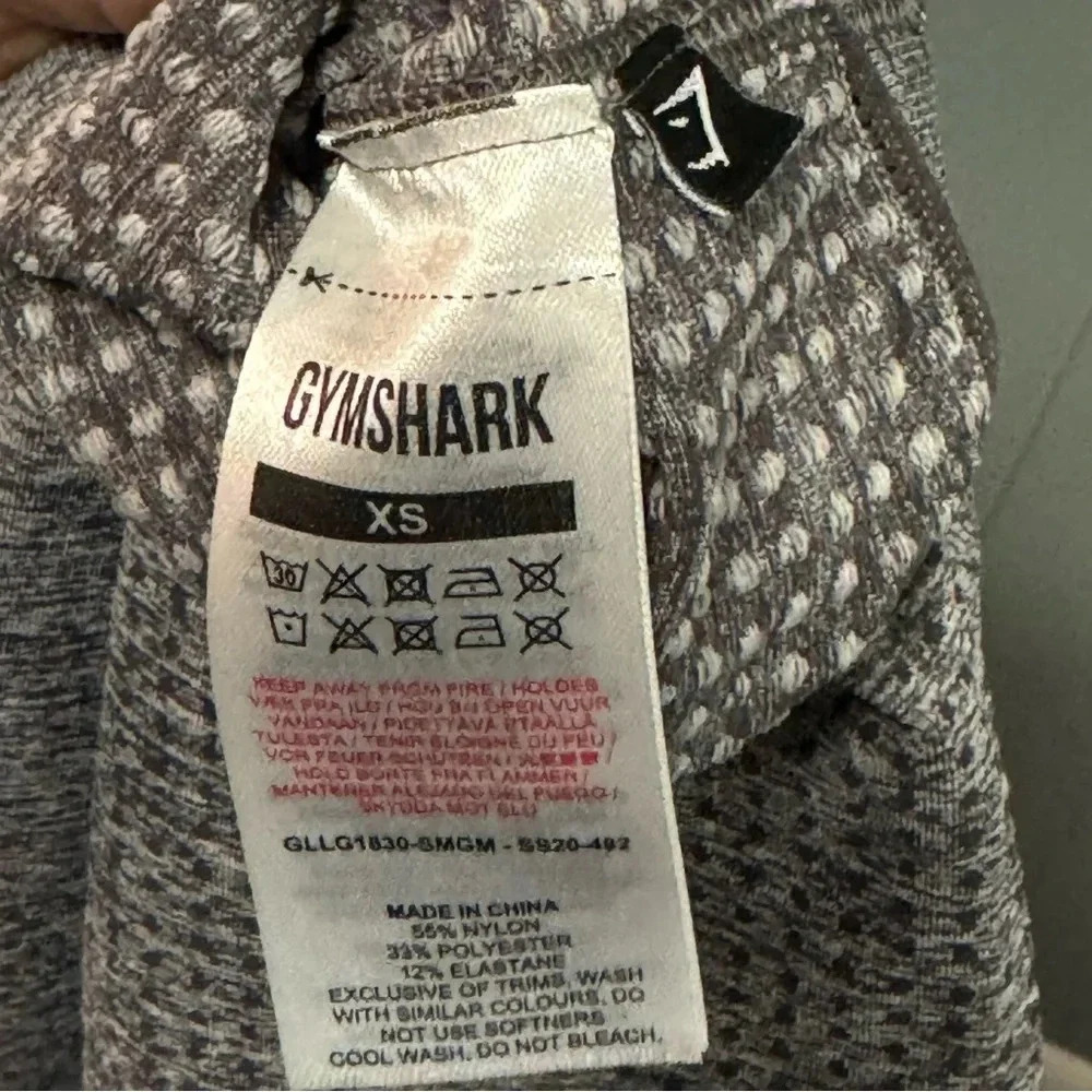 GYMSHARK Vital Seamless 2.0 High-waisted Moisture Wicking Leggings Gray Size XS - Picture 6 of 6